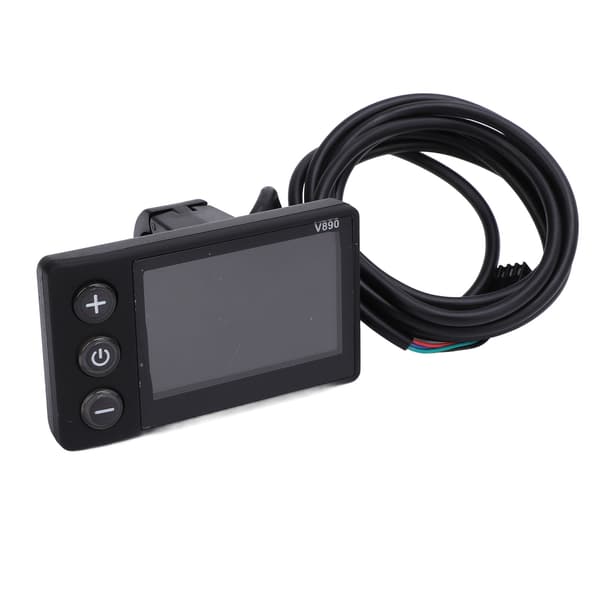 Vannbestandig LCD-sykkeldisplay med multifunksjonelt kontrollpanel for 22,2 mm styre.