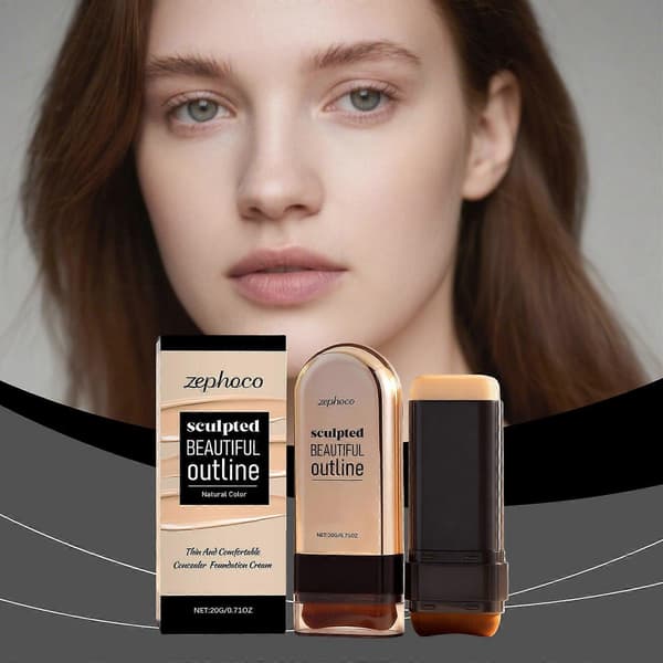 Concealer Foundation Stick, 2025 Ny Ansiktsfoundation Contour Stick, Full Täckning Concealer för D