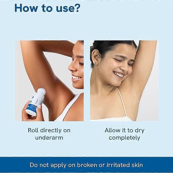 Roll-on serum för armhålor 4% AHA BHA 50ml, återfuktar skonsamt och vårdar din hud.