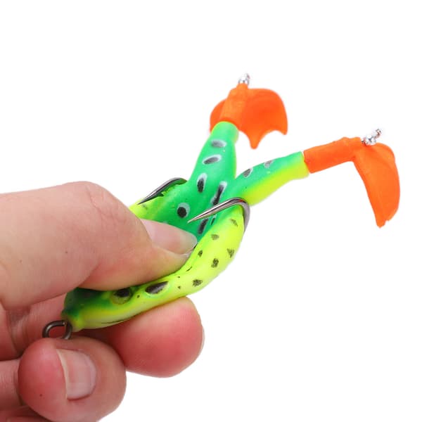 Thunder Frog Baits Flydende Lokkemiddel med To Propeller til Bass Slangehoved Laksefiskeri #2