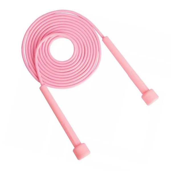 Justerbart hoppetau for trening, speedhoppetau for menn, kvinner, barn, rosa