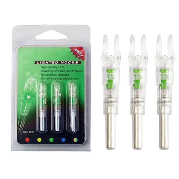 Belyst pilspets 3-pack 4,5 cm 6,2 mm LED PE Automatisk pilbågetillbehör