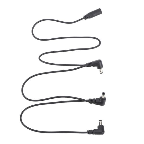 1-til-3 Guitarpedal Strømkabel med Støjisolering, Kobberkerne, PVC-belægning