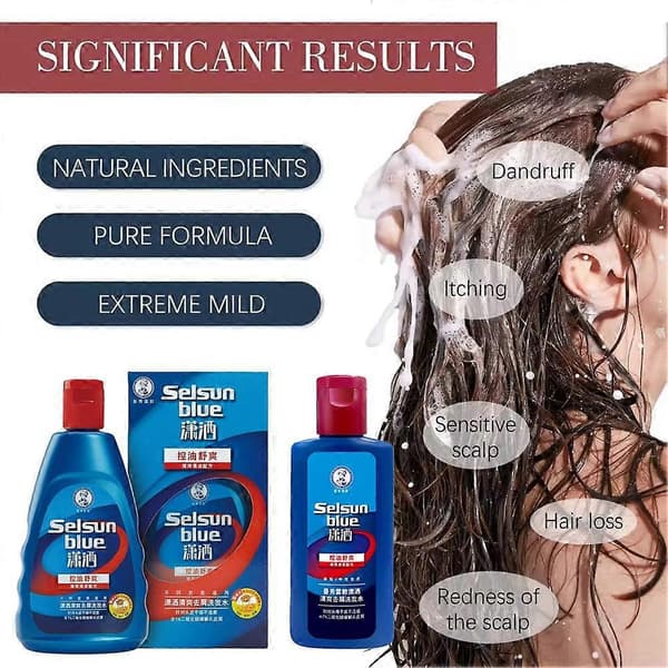 Selsun Blue Natural hilse shampoo - 200 ml