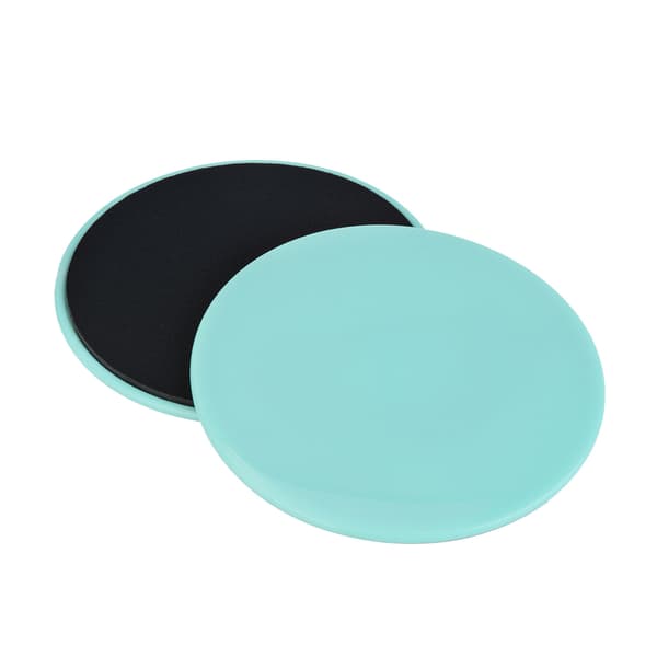 2 stk. Fitness Core Slider Discs til helkropstræning (lysegrøn)