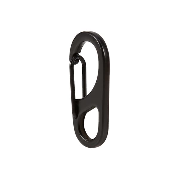 5 STK Quick Release Spænde EDC Nøglering Nyttig Holdbar Metal Karabinhage (Sort)