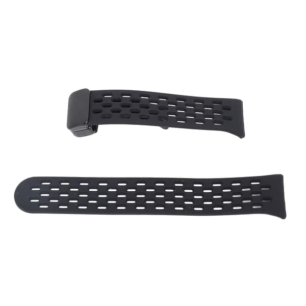 Silikone armbånd til Samsung Galaxy Fit 3, porøst design, quick release, sort.
