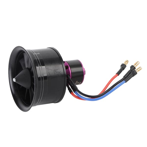 EDF 50mm 11-bladet kanalventilator 5S 3750KV til RC-fly, 5S 1800mAh 35C batteri
