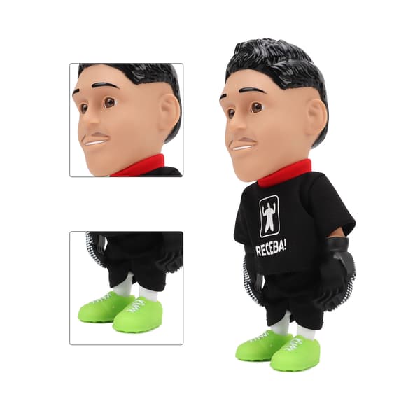 Actionfigur med stemme, fodboldspiller, 22 cm, VM 2022, legetøj til børn over 3 år