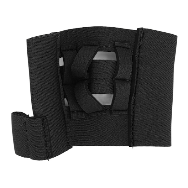 Mini træningshandske med fingre og webbing til baseball, softball, tennis, sort polyesterfiber