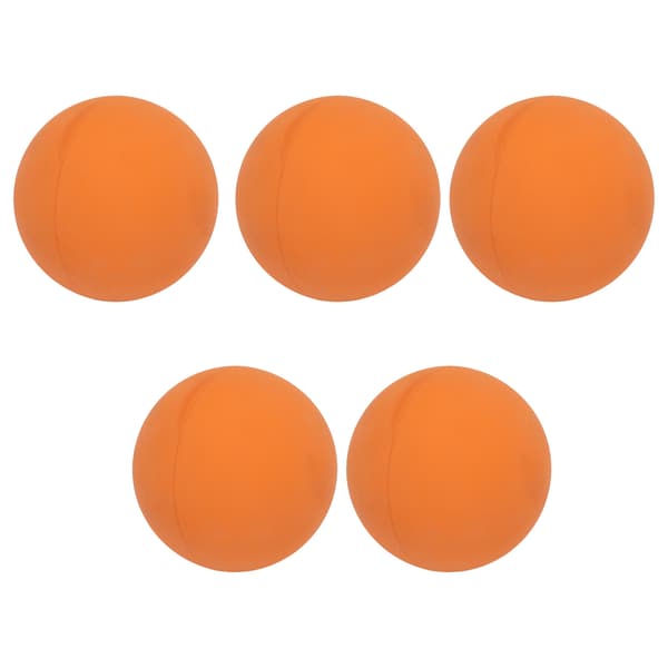 5 st 6 cm gummiboll – säker, miljövänlig för handträning, simbassänger, stränder – orange