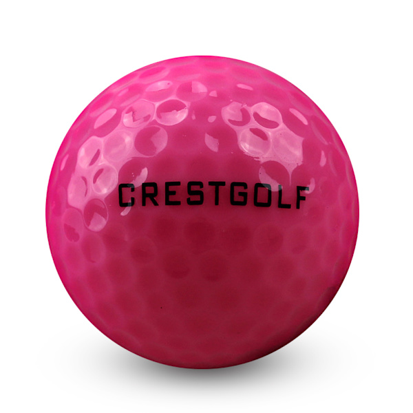 6 stk. lysende LED-golfbolde til natbrug - assorterede farver