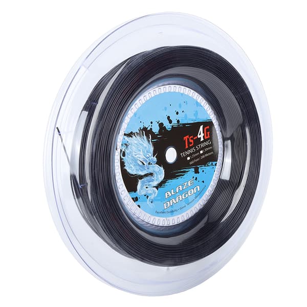 Tennisstrengrull 200m Polyester 1.25mm TS 4G Slitesterk Kraftig Ytelse