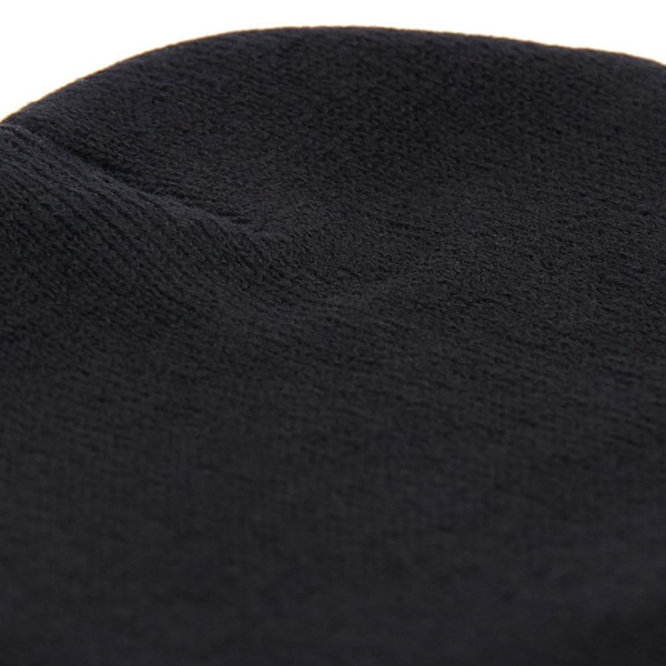Varm stickad vintermössa med elastiskt broderi, unisex, för män och kvinnor