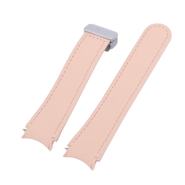 Magnetisk silikone urrem, svedafvisende, med quick release til Watch 6, 5 og 4, Pink.