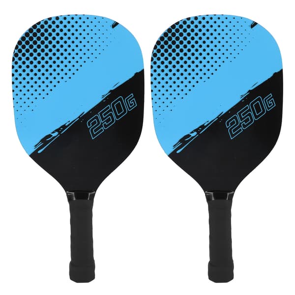 Lättviktigt Pickleballracketset med Svettresistent Grepp, 4 Bollar och Blå Bärväska