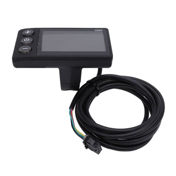 Vannbestandig LCD-sykkeldisplay med multifunksjonelt kontrollpanel for 22,2 mm styre.