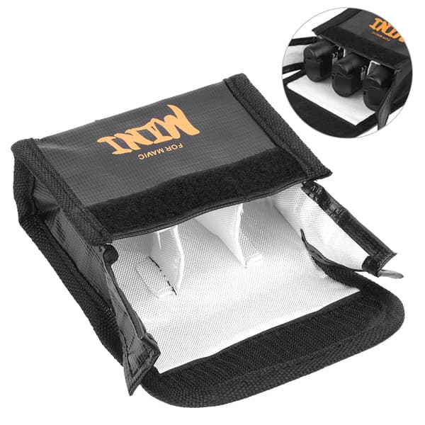 Eksplosjonssikkert batterideksel, høytemperaturbestandig, for Mavic Mini, svart