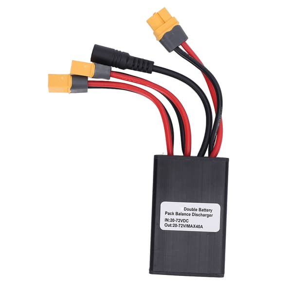 Dobbelt batteriudladningskontakt 20-72V 40A parallelmodul til elcykler
