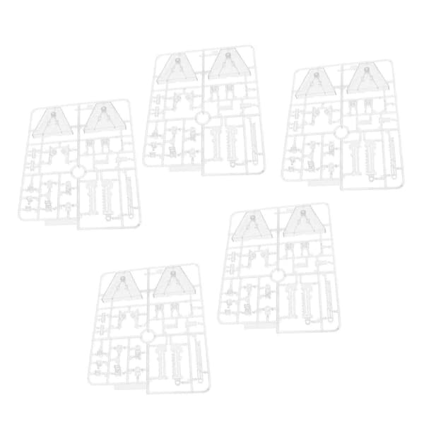Set med 5 transparenta actionfigurställ för SD BB RG HG 1/144 skalmodeller