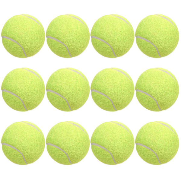 12-pack tennisbollar för justerbar tryckträning