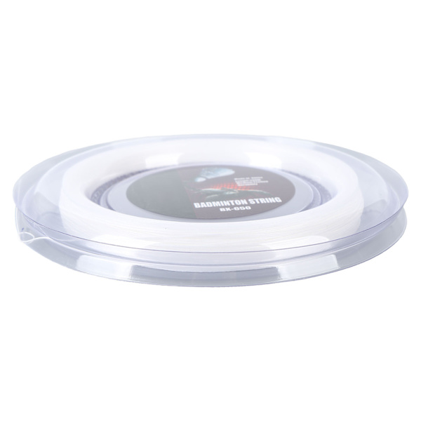 Badminton Racket String 200m Nylon 0.72mm BX650 Hvit Motstandsdyktig Elastisitet