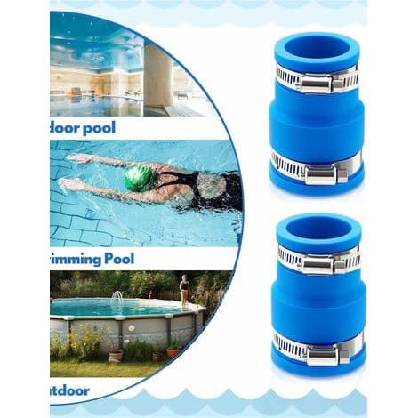 Poolsugeslangeadapter – Erstatningsfitting til Intex Bestway separator slange (grå)