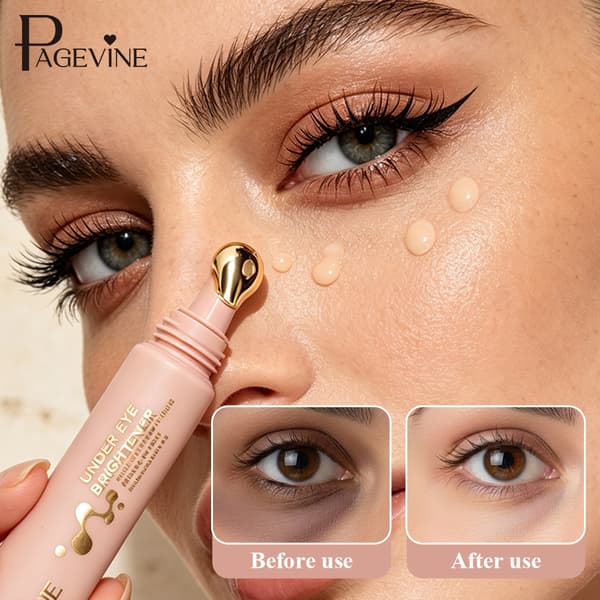 Under-eye brightening fluid, flytende concealer tilgjengelig i 6 nyanser, multi-effekt øyeprimer, flyt... 1