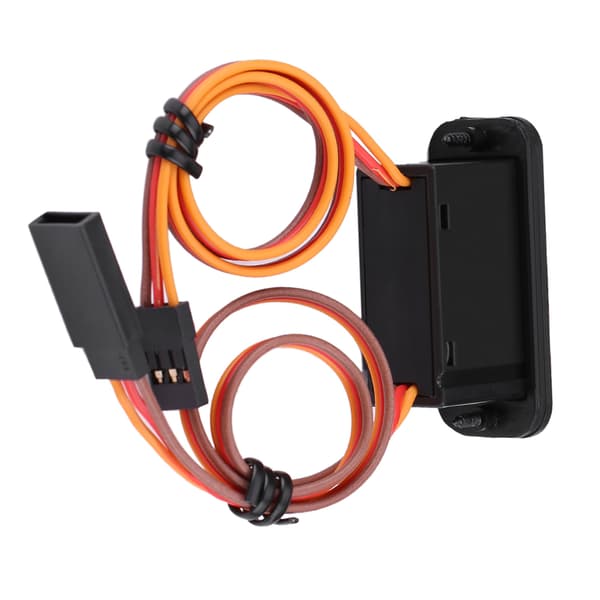 RC JR-bryter med LED for mottaker, robust RC-bryter, høykvalitetsmateriale 12A 6-12V
