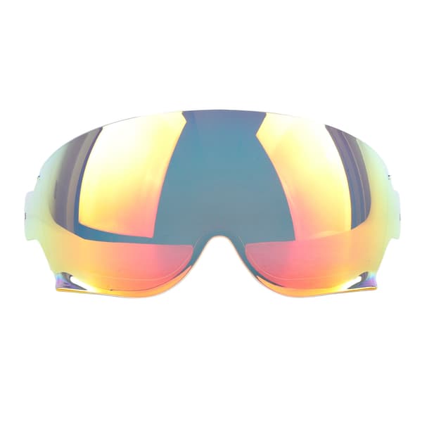 PC motorcykelhjelmlinse med UV- og solbeskyttelse til JO EX ZERO CJ 3 Revo Dark Tea Red