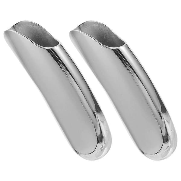 2-pak buede lightercovers: Buede, fortykkede beskyttelsescovers til lightere, ergonomisk designet.