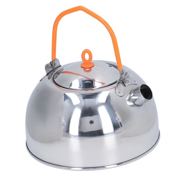 Bærbar campingkjele, 304 rustfritt stål, varmeisolasjon, anti-skålding, 0,6L