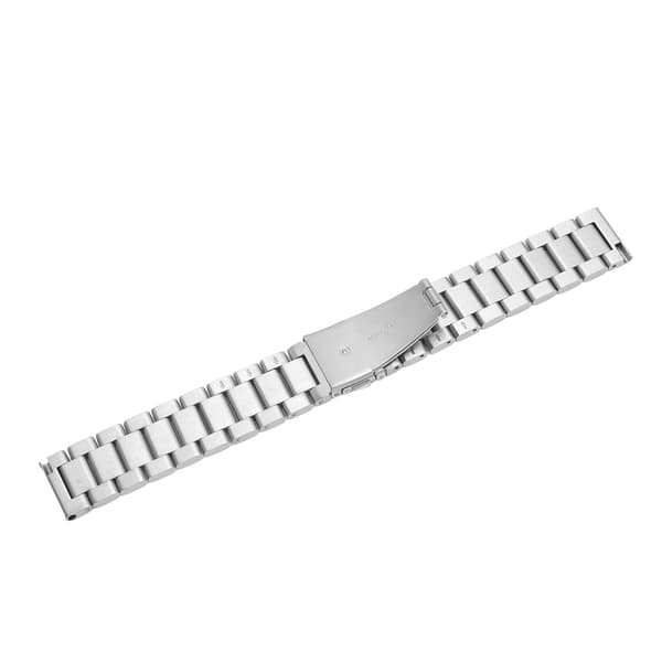 Metalarmbånd med quick-release mikrojusteringsspænde, kompatibelt med S2 og S3, rustfrit stål.