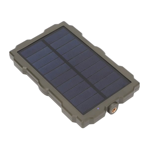 Bærbart solcellepanel 6V 1.5W 1700mAh vanntett lader for utendørskamera monokrystallinsk