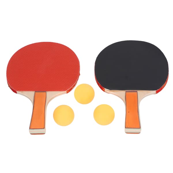 Pöytätennismelusetti, jossa 2 mailaa ja 3 palloa