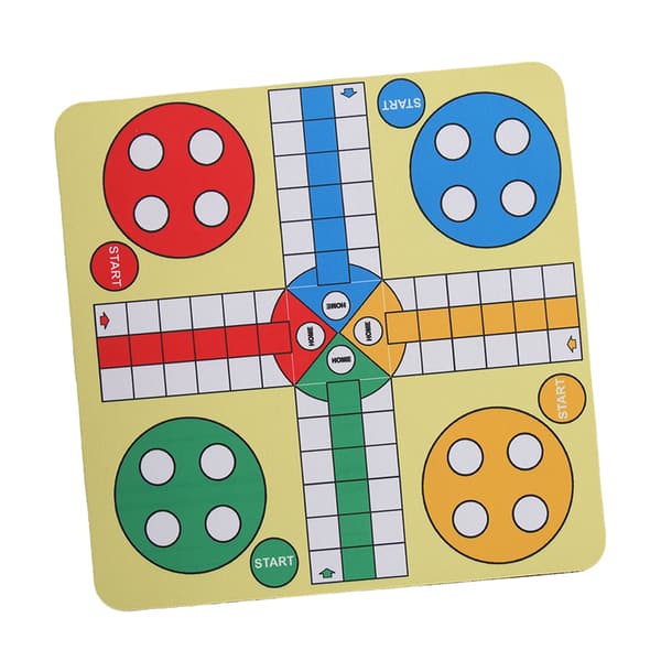 Vikbart läder tvättbart vadderat spelbord för resande familjespelmus