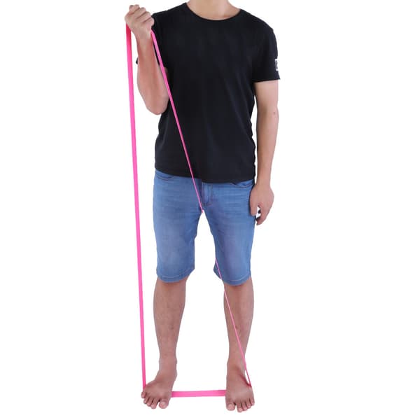 Yoga Loop Modstandsbånd til Styrke- og Konditionstræning, 1,3 cm Bred (Pink)
