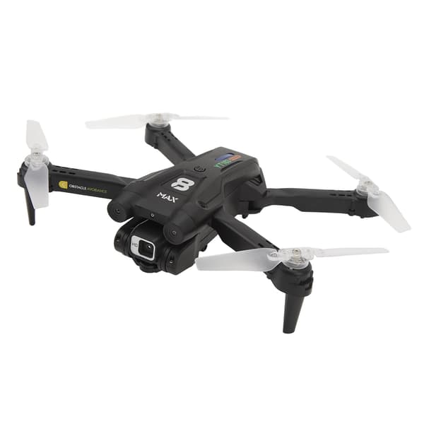 RC Quadcopter FPV Drone med LED-åndedrætslys, optisk flow-svæv og 360° forhindringsundgåelse.