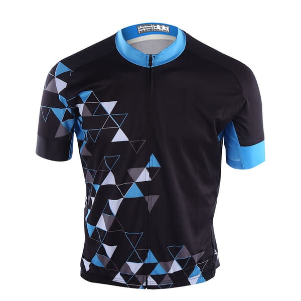 Cykeltrøje til mænd, kortærmet, sommer, polyester, størrelse S