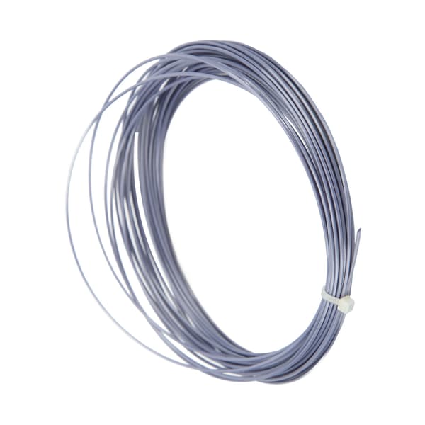 Hex Tennissträng 12m/39.4ft Slitstark Polyester 1.24mm/17 gauge Grå