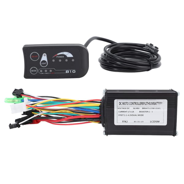 Elcykelkonverteringssæt med 17A controller, 250W-350W panel, S810 Triple Mode, DIY