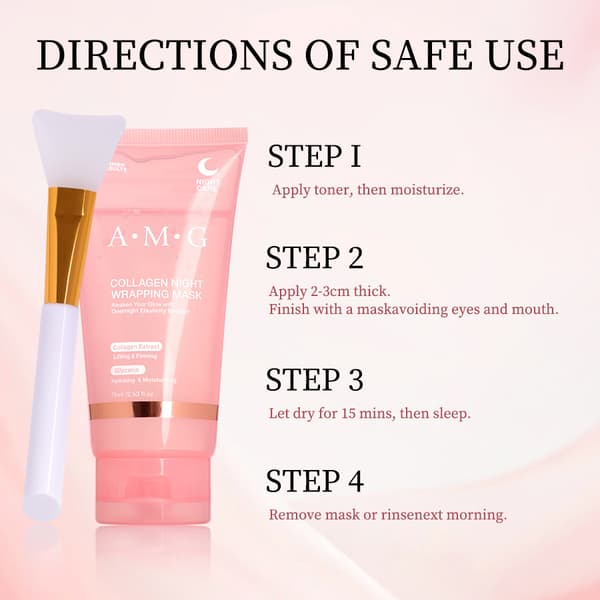 CosSkin Overnight Peel-Off Mask: Renser dypt og beroliger huden 3pcs