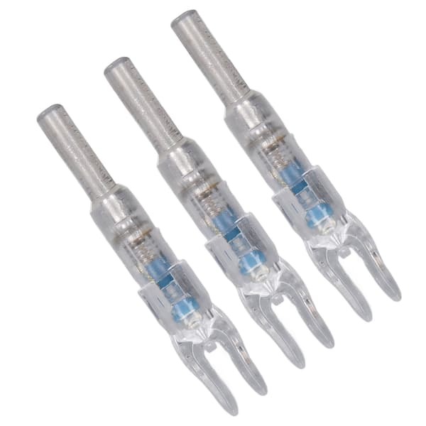 3 STK Lysende Pilbroer for 6,2 mm Indre Diameter Automatiske PE-piler for Utendørs Buer - Blå