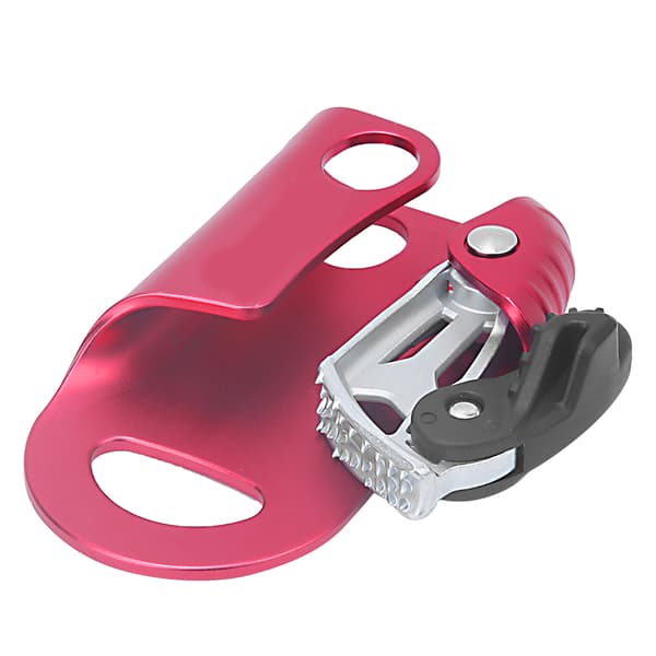 Aluminium 7075 Klätterascender, Halkfri, Repklämma, Röd
