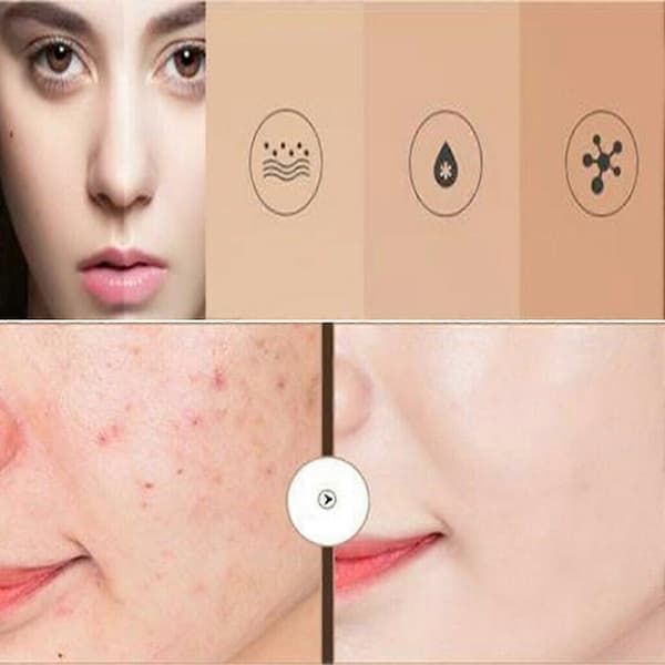 Vattentät Concealer Kräm Täcker Porer Ärr Långvarig Bärbar Återfuktande