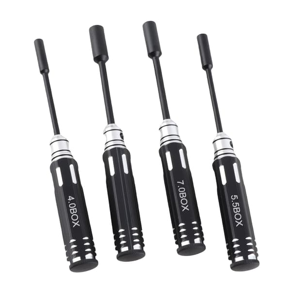 Sæt med 4 unbrakonøgler 4,0 MM 5,5 MM 7,0 MM 8,0 MM til RC-biler og modelfly