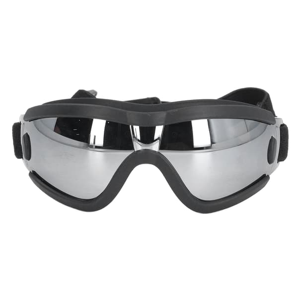 Hundesolbriller, Vindtætte, UV-resistente, Eksplosionssikre, Modestil, Sølvlinse