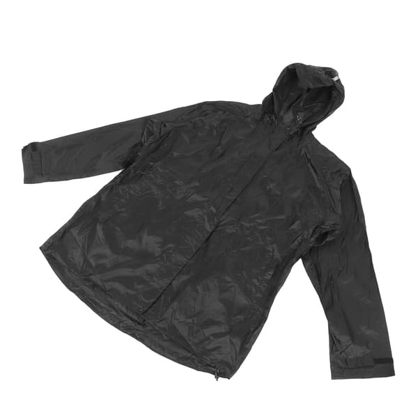 Regnjakke for menn med hette, vanntett, vindtett, reflekterende, for utendørsaktiviteter