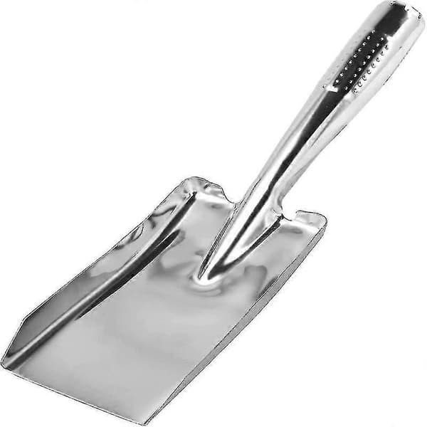Trädgårdsspade/handspade i rostfritt stål, används för plantering