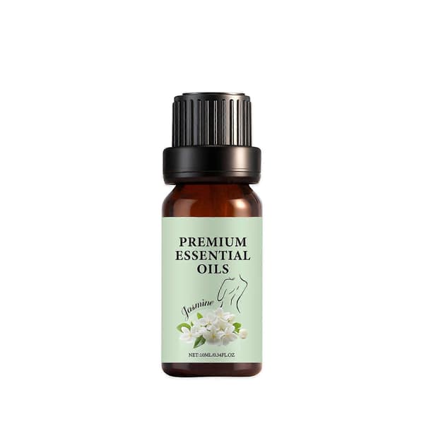 Jasmin eterisk olja ger näring och återfuktar, lämplig för torr hud och hår, 10 ml